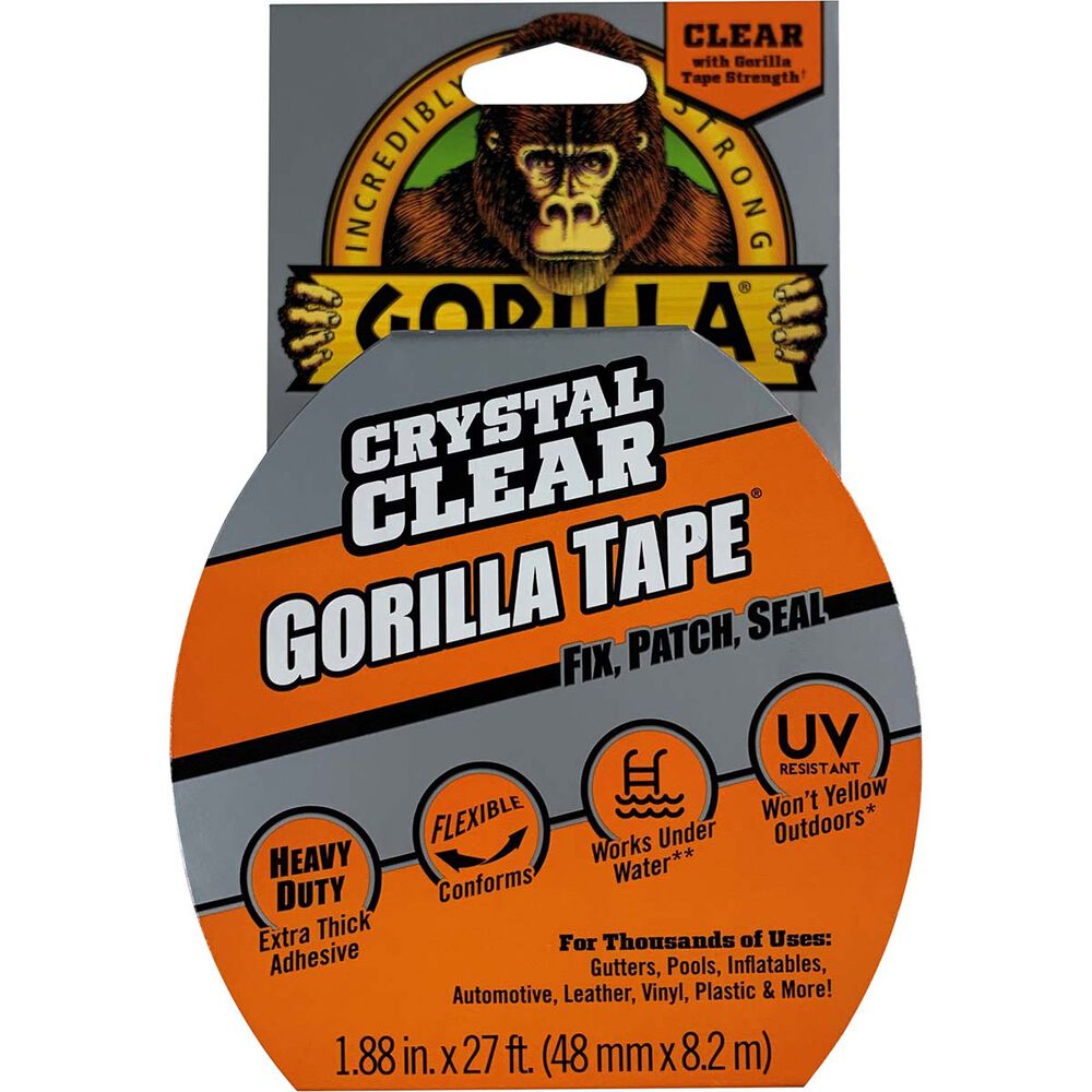  Gorilla Crystal Clear Repair Tape 48mm X 8.2m