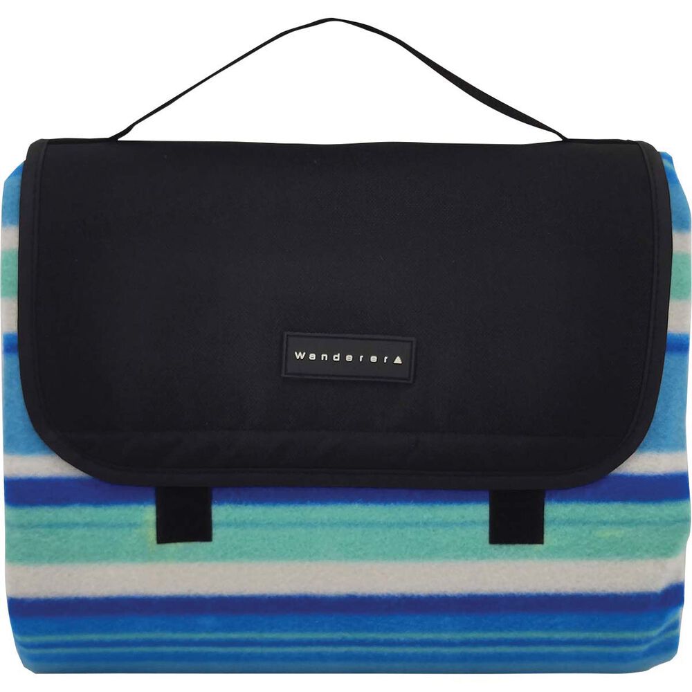  Wanderer Stripe Fleece Picnic Rug 1.5 X 2m