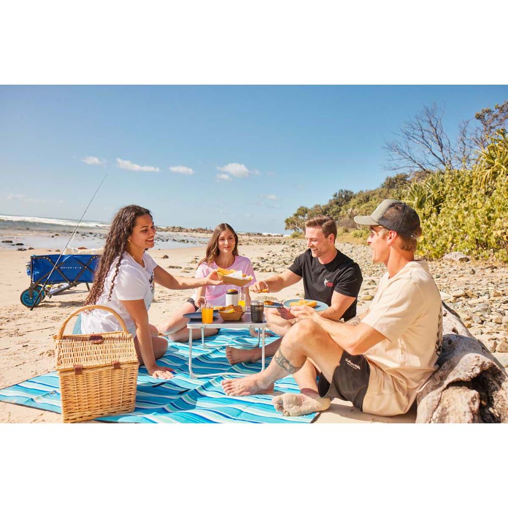  Wanderer Stripe Fleece Picnic Rug 1.5 X 2m