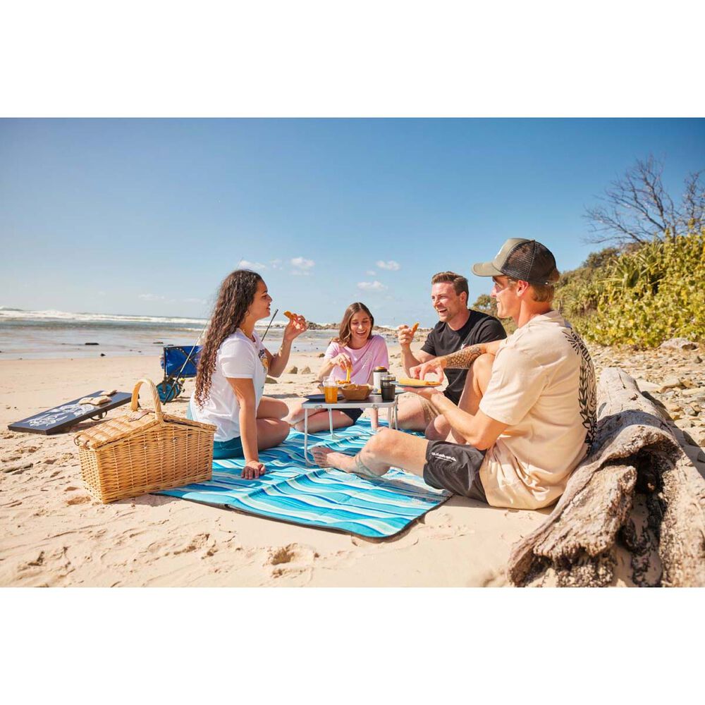  Wanderer Stripe Fleece Picnic Rug 1.5 X 2m
