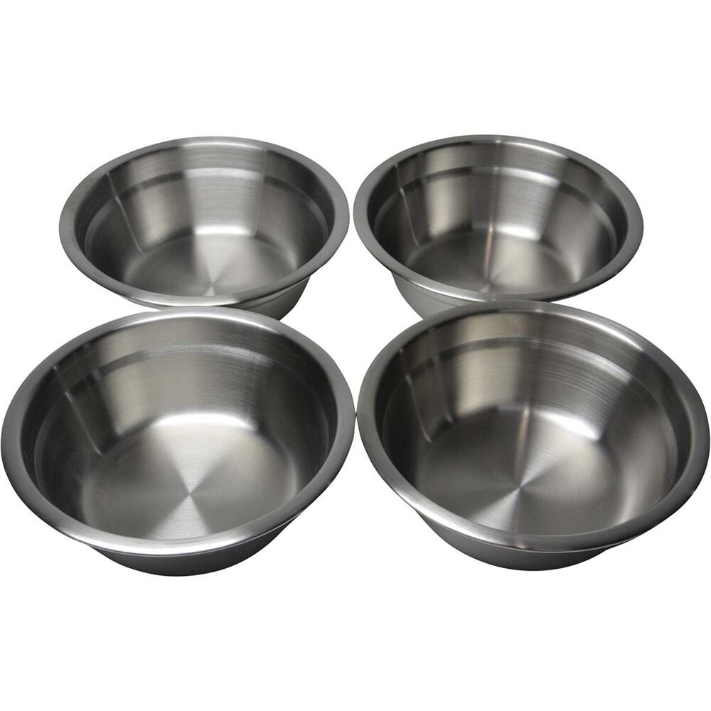  Wanderer Stainless Steel Bowl 16cm 4 Pack