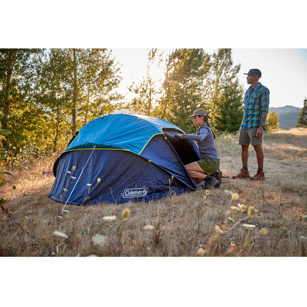  Coleman Darkroom Pop Up Tent 4 Person
