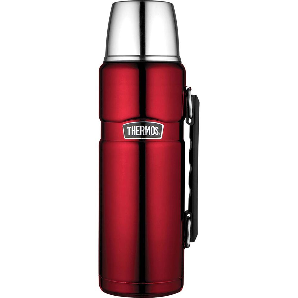  Thermos King Stainless Steel Flask 1.2L Red Red