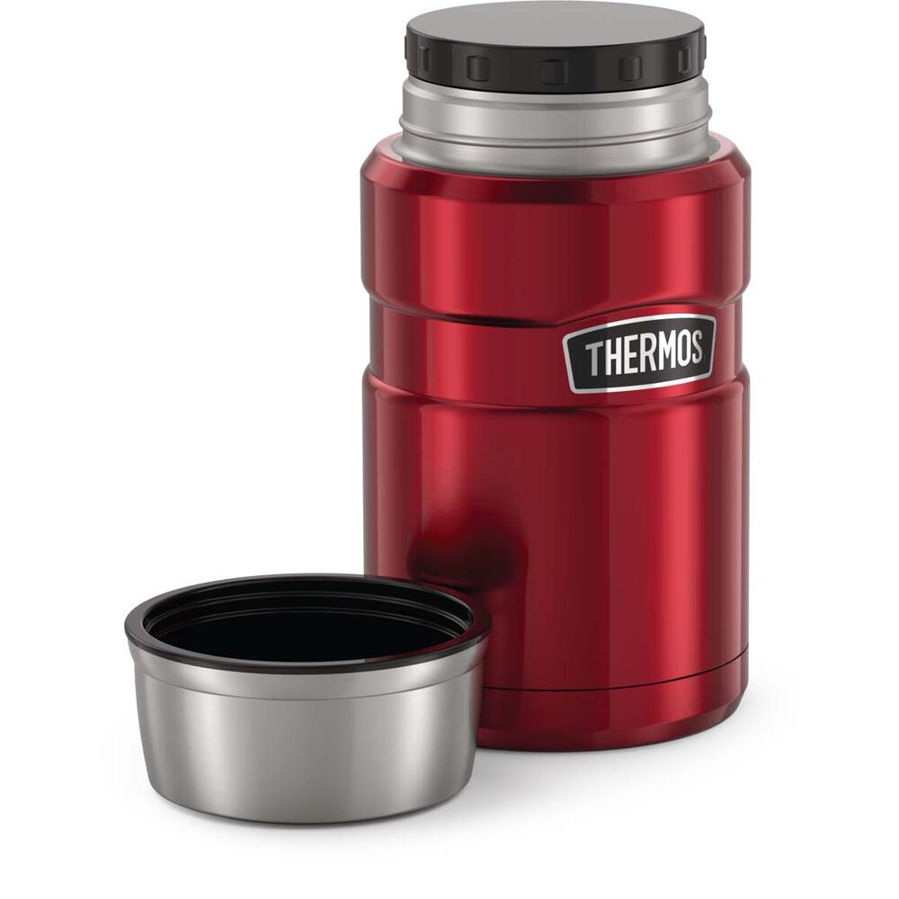  Thermos King Vacuum Insulated Food Jar 710ml Red Red
