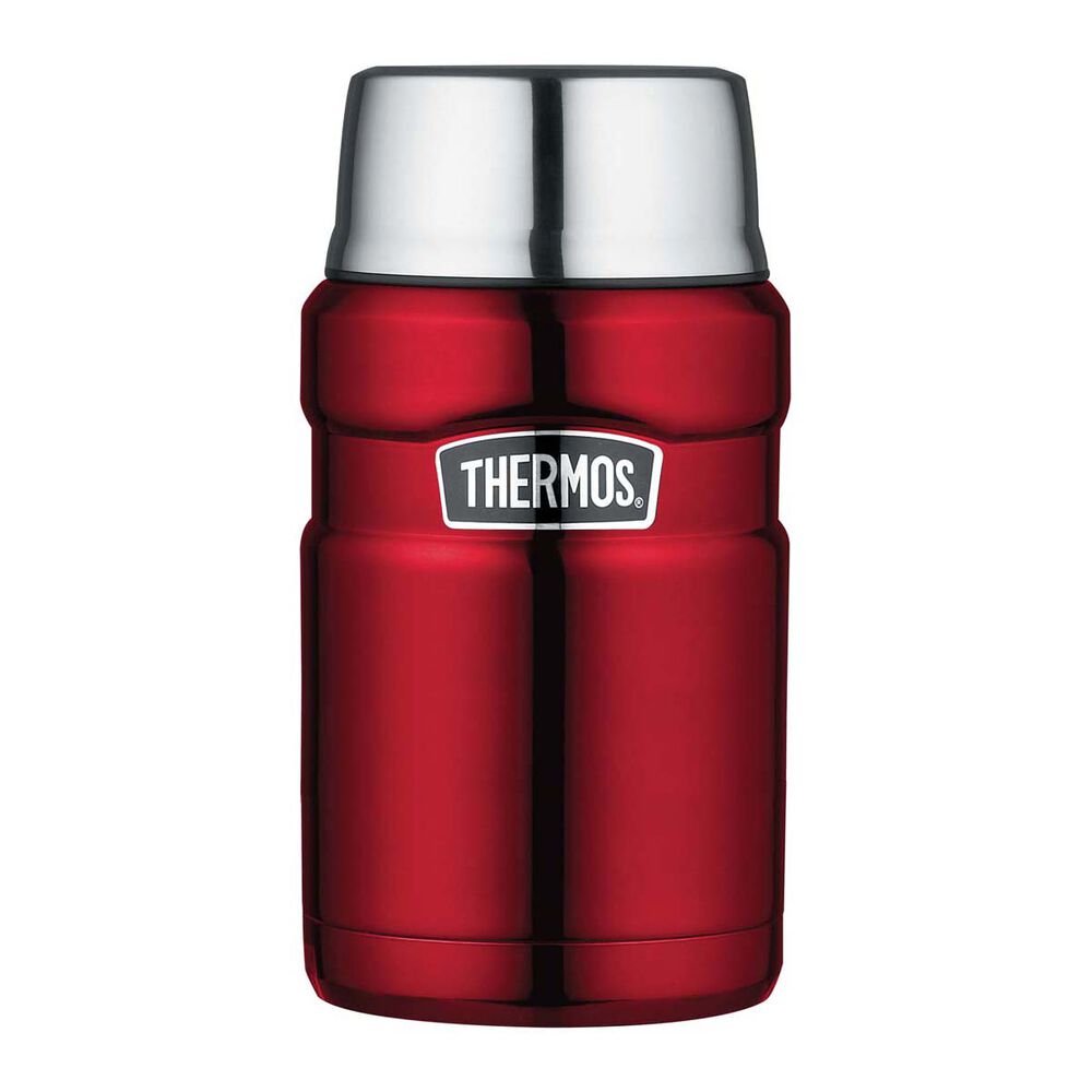  Thermos King Vacuum Insulated Food Jar 710ml Red Red
