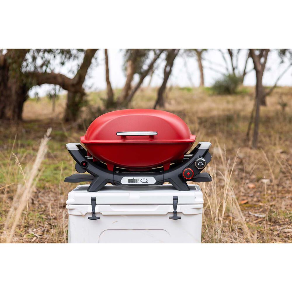  Weber Q+ Flame Red (Q2600N+) LP BBQ Red