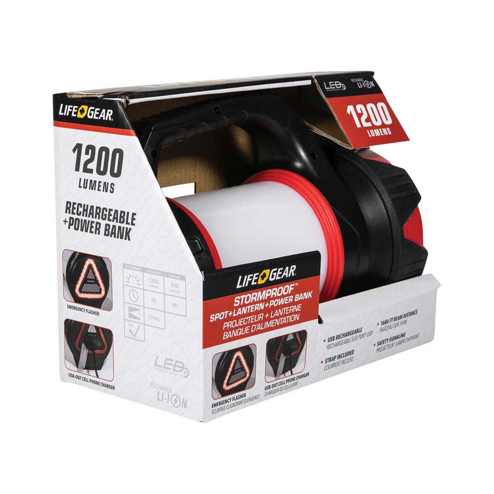  Lifegear Stormproof Spotlight 1200 Lumen