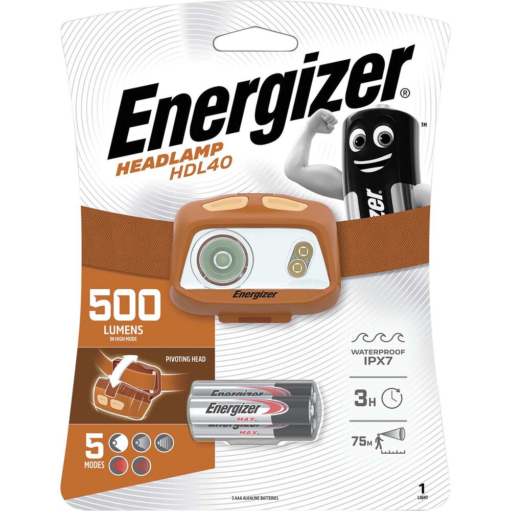 Energizer HDL40 500L Headlamp