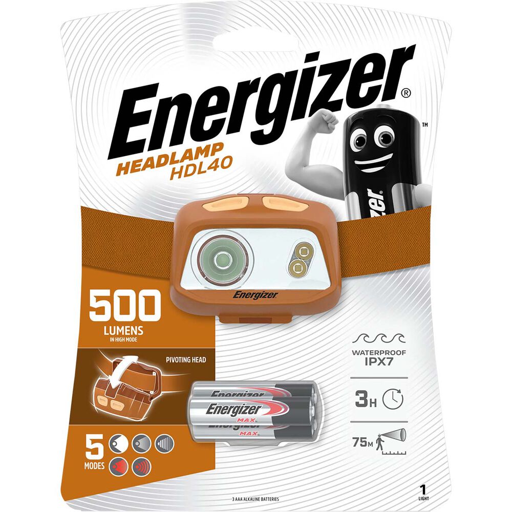  Energizer HDL40 500L Headlamp