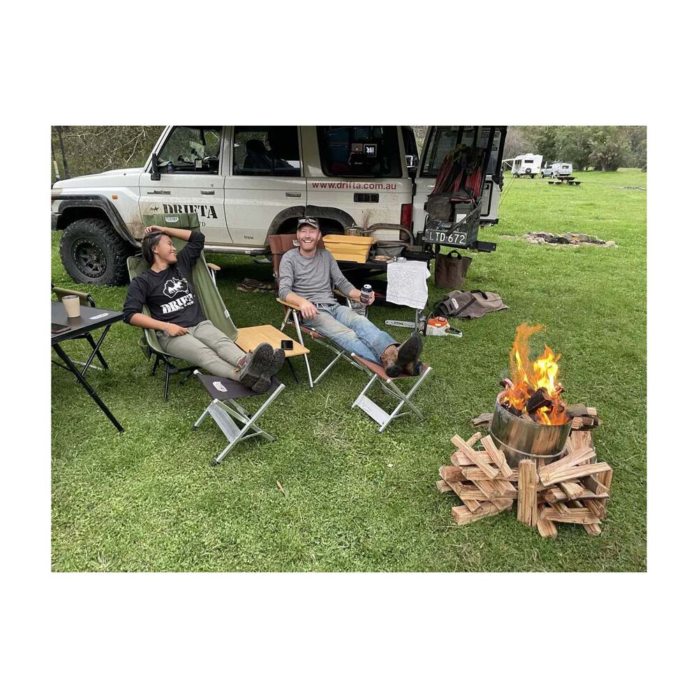  Drifta Folding Camp Stool Black