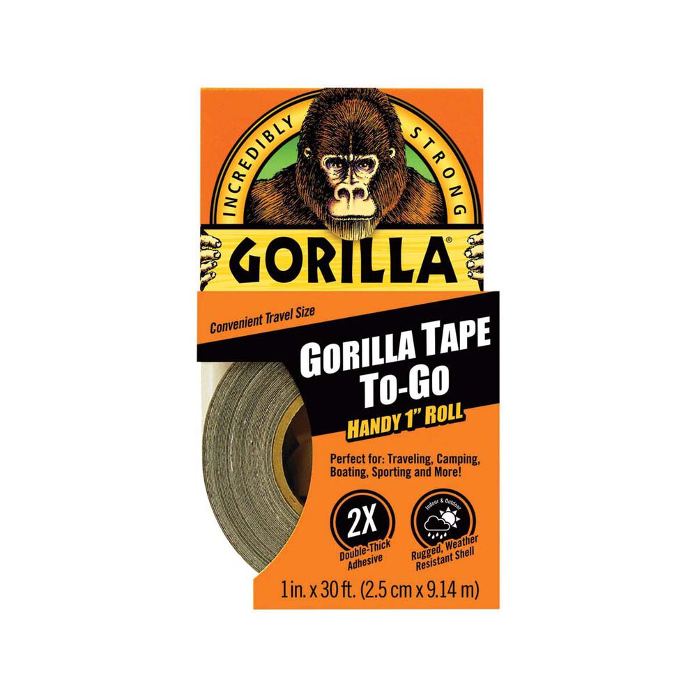  Gorilla Tape To-Go Black 25.4mm X 9m
