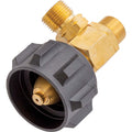  Gasmate LCC27 To Twin 3/8" BSPP LH Adaptor