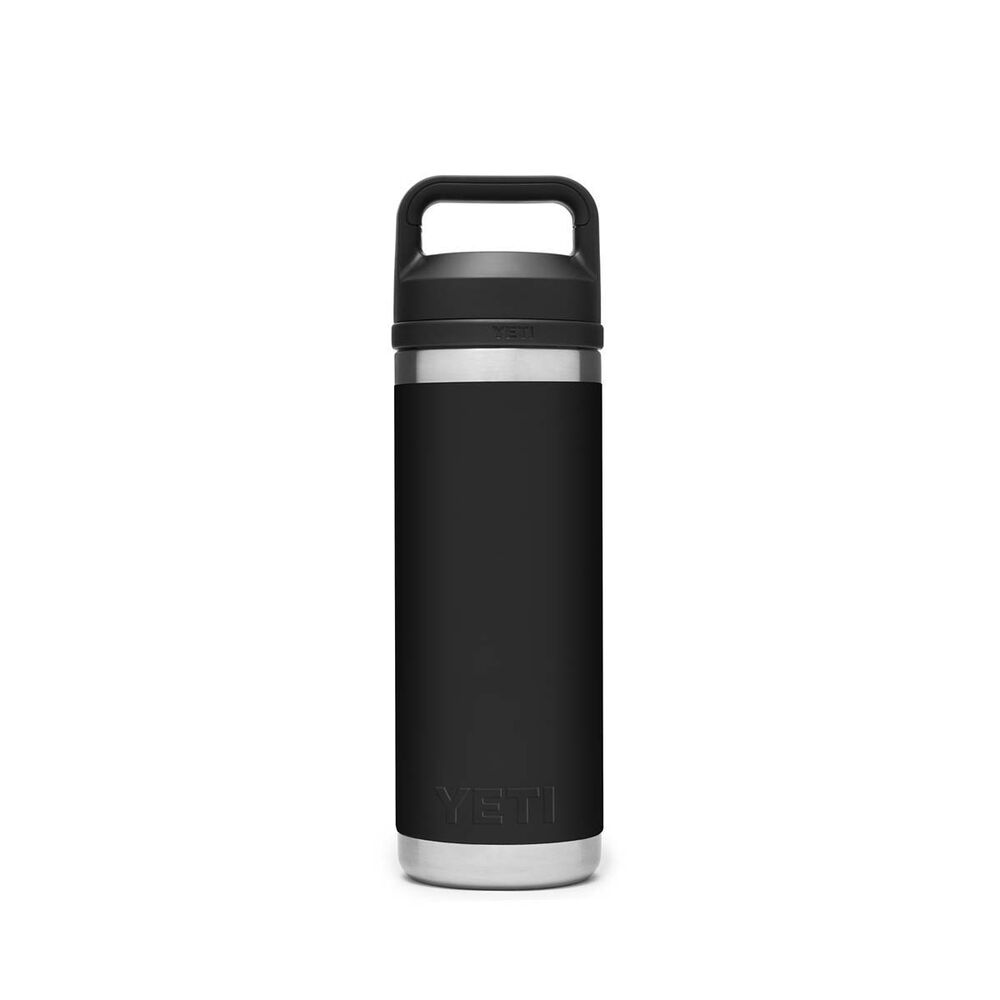  YETI® Rambler® Bottle 18 Oz (532ml)with Chug Cap Black Black