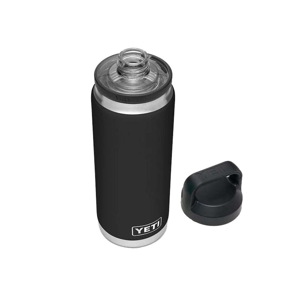  YETI® Rambler® Bottle 26 Oz (760 Ml) With Chug Cap Black Black