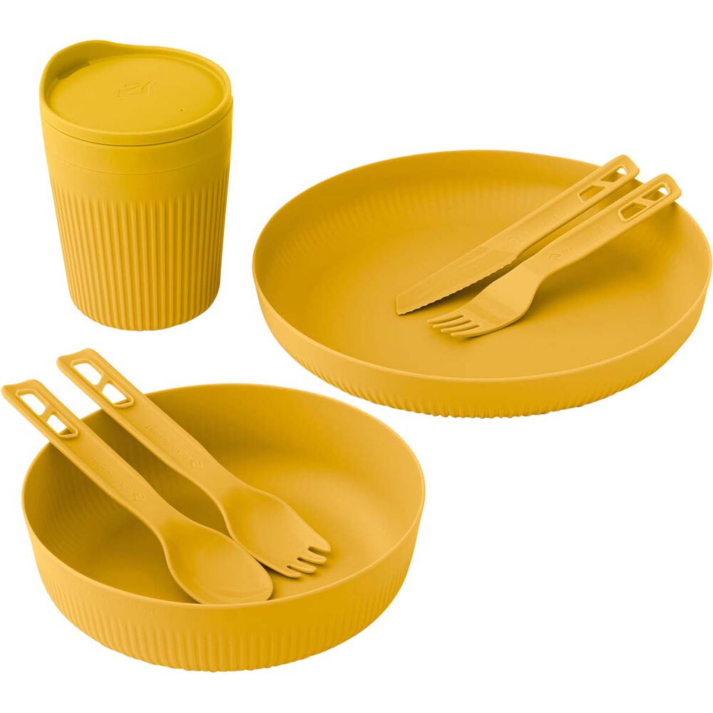  Sea To Summit Passage Dinner Set 7 Piece Yellow Yellow