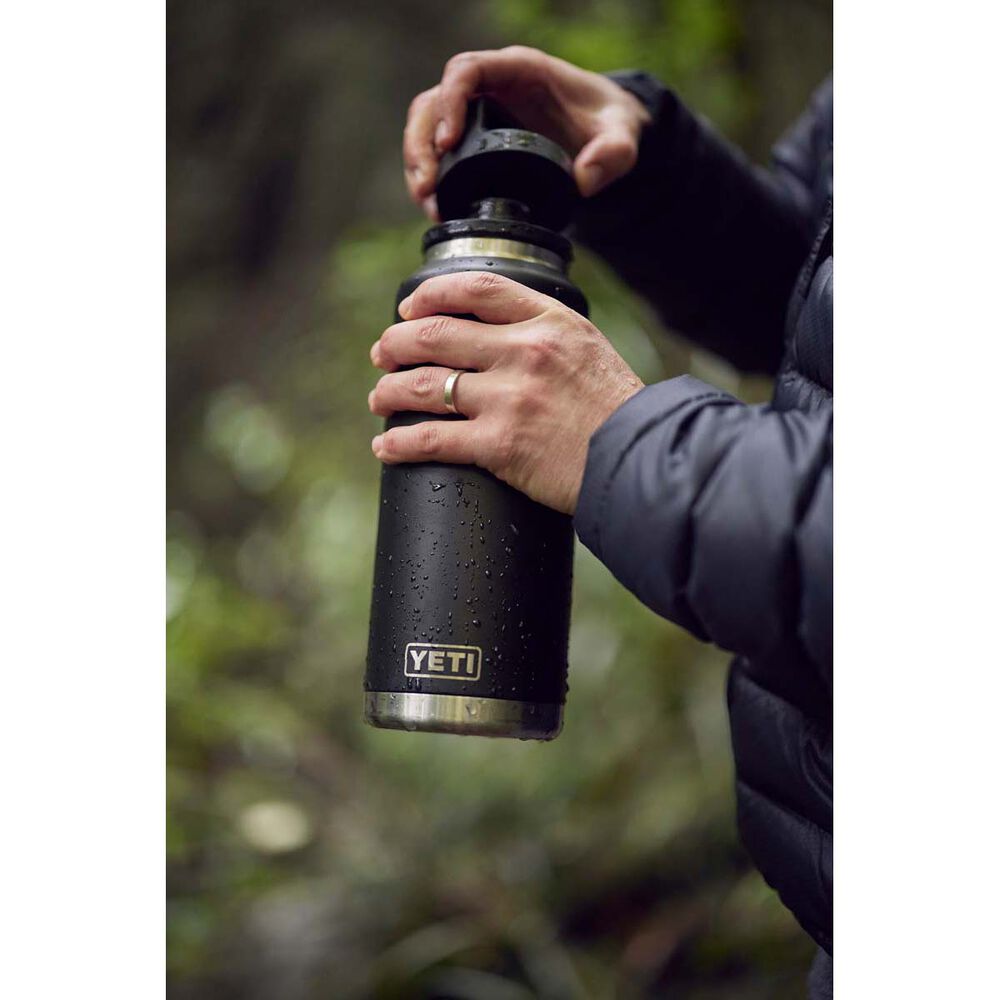  YETI® Rambler® Bottle 46 Oz (1.4 L) With Chug Cap Black Black