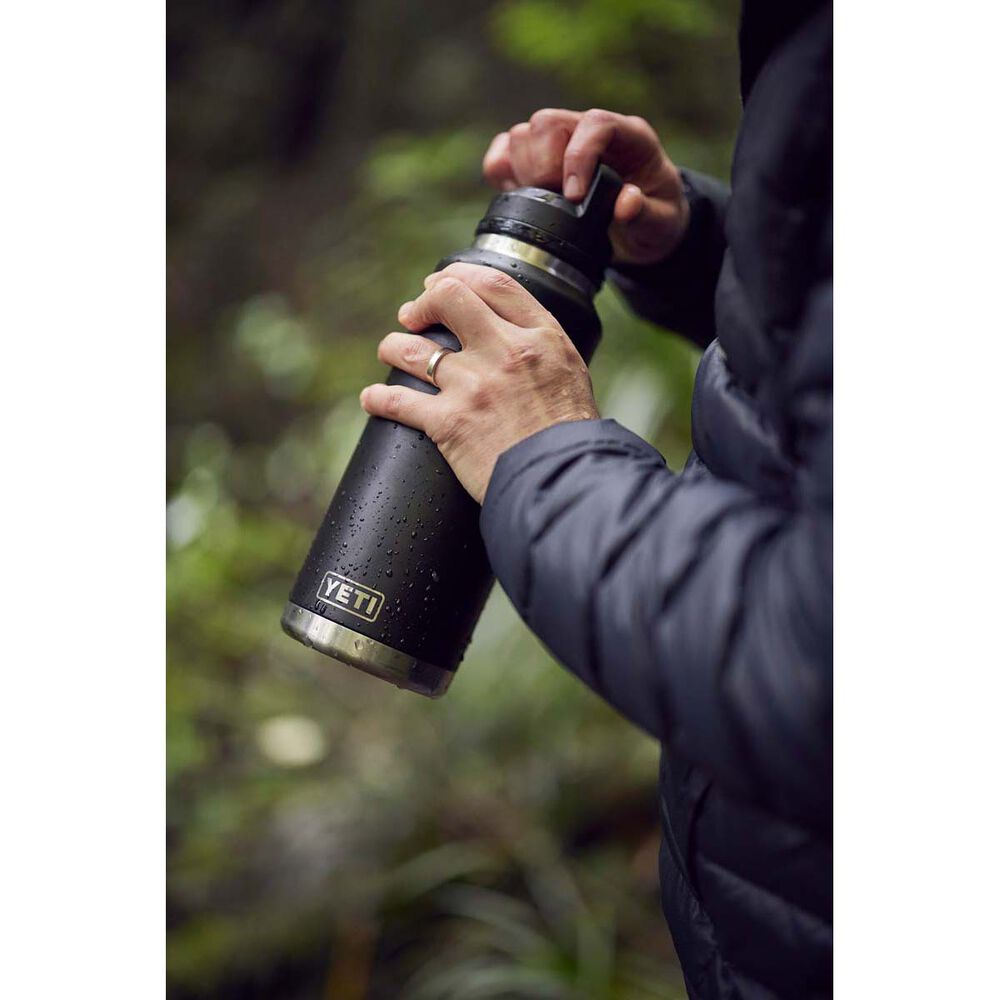  YETI® Rambler® Bottle 46 Oz (1.4 L) With Chug Cap Black Black