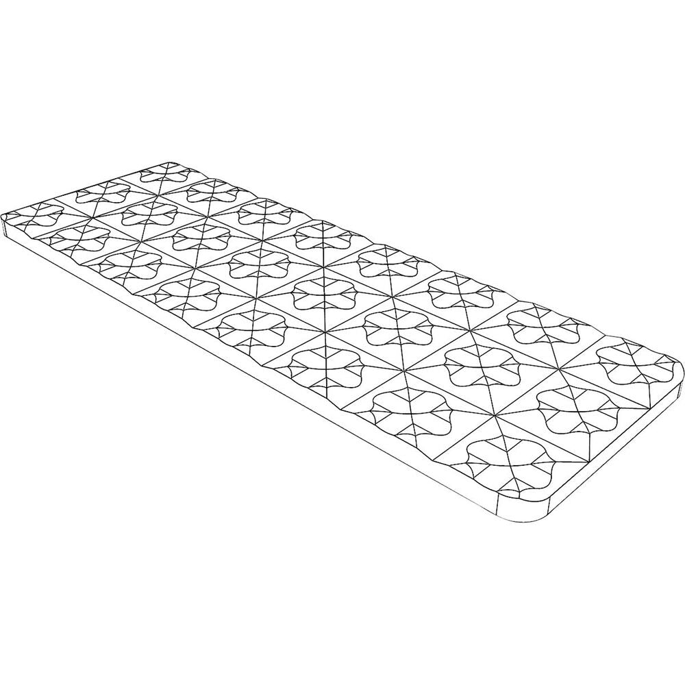  Wanderer Camp100 Textured Self-Inflating Bonded Single Mat