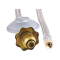  Bromic 10mm SS Hose And Regulator 2kg 1/4BSPF