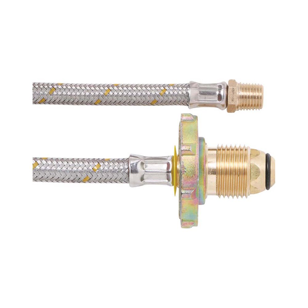  Bromic SS Pigtail 1/4NTP M X POL6mm
