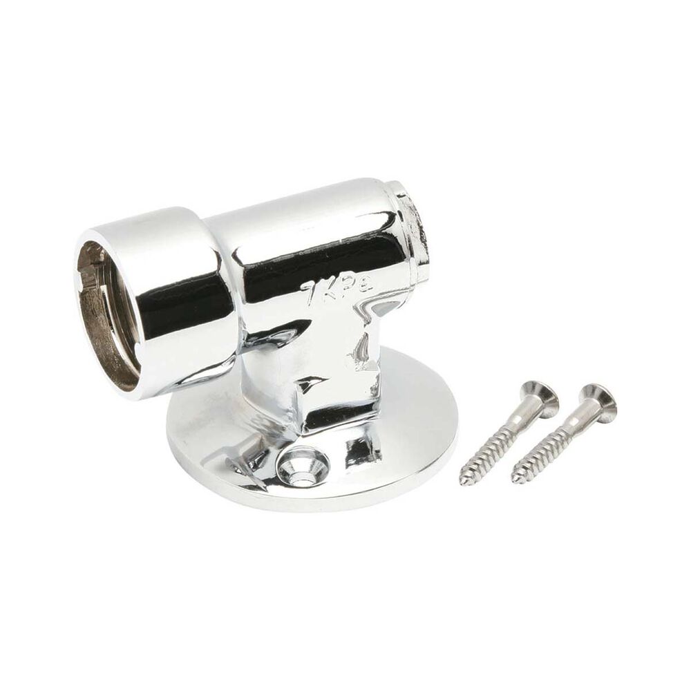  Bromic Chrome Plated Floor Socket 1/2