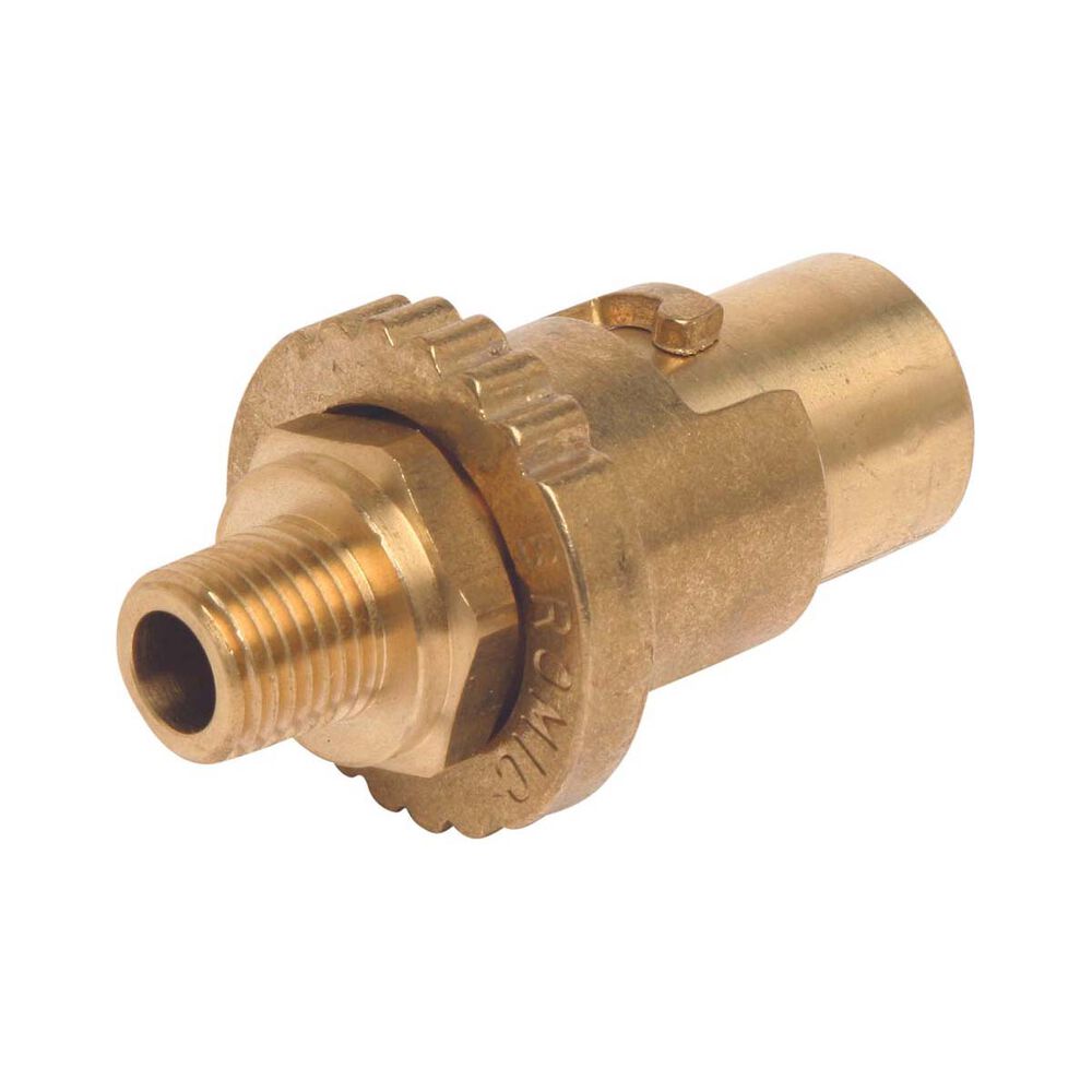  Bromic Natural Brass Socket 1/4 Male