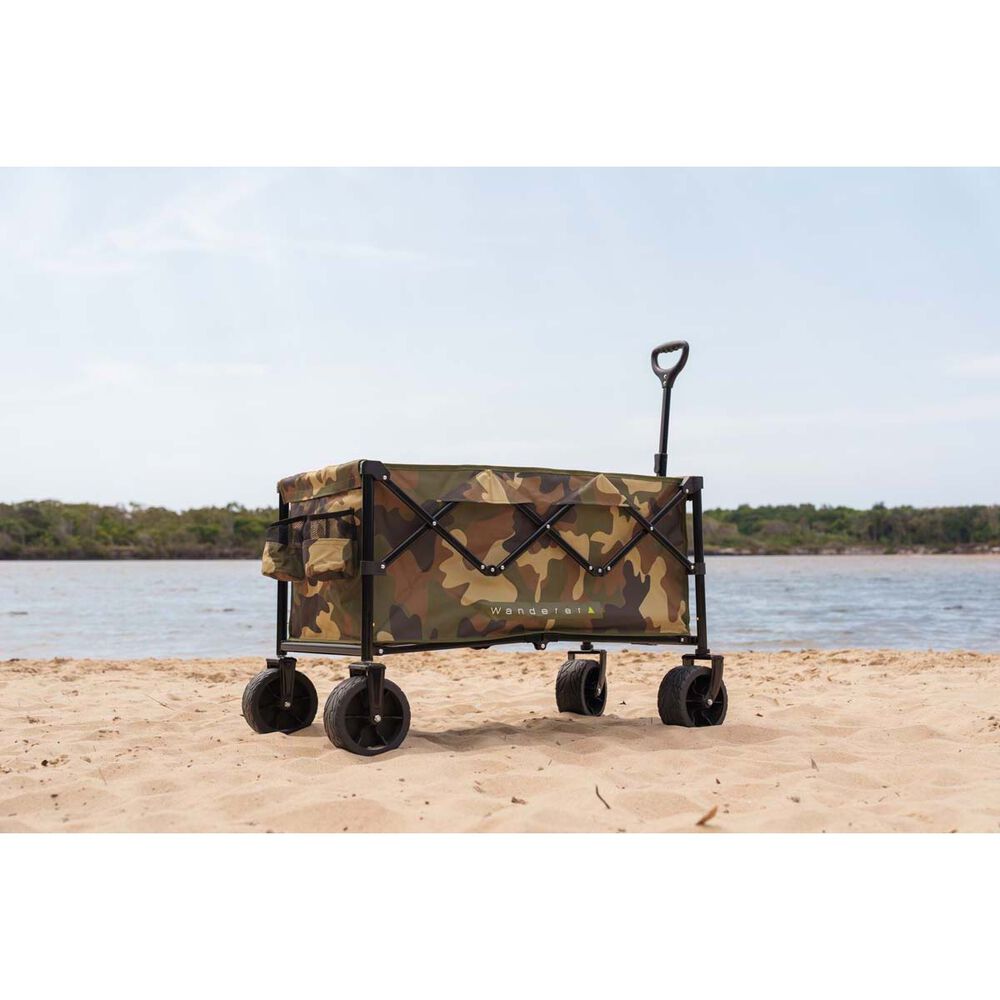  Wanderer Flat Fold Beach Cart 100kg Camo