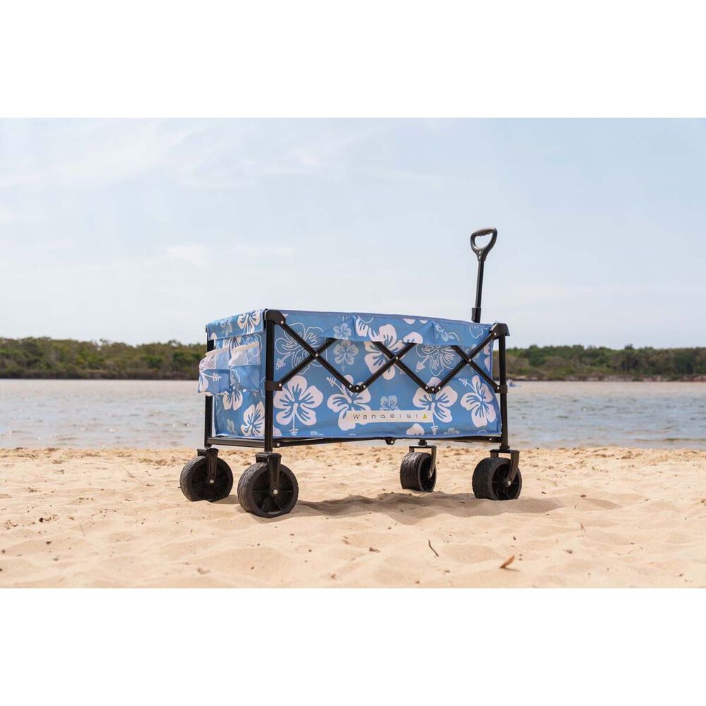  Wanderer Flat Fold Beach Cart 100kg Hibiscus