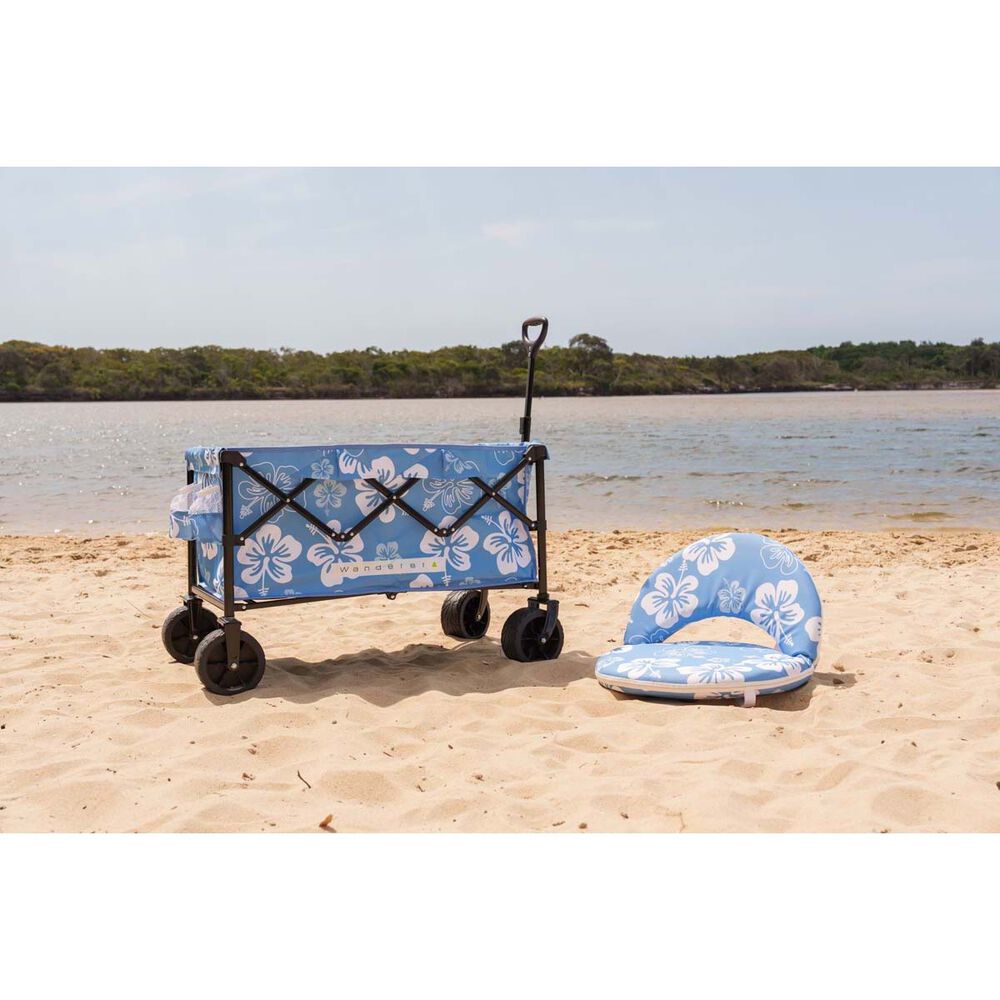  Wanderer Flat Fold Beach Cart 100kg Hibiscus