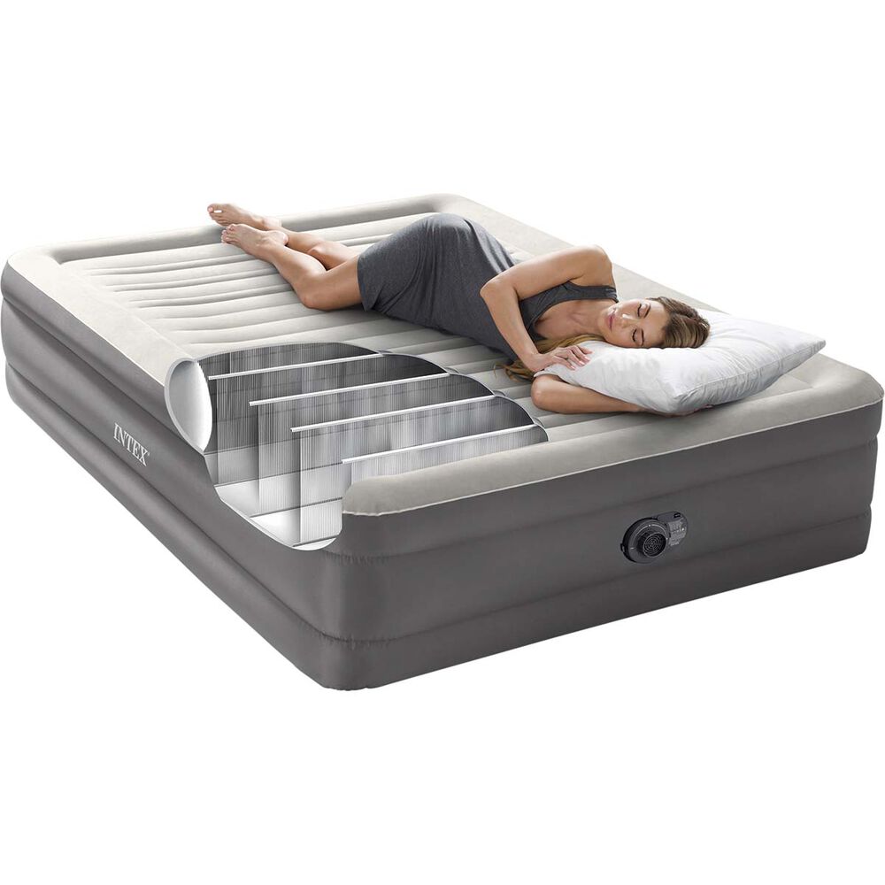  Intex TruAire® Luxury Built-In Pump Queen Air Bed