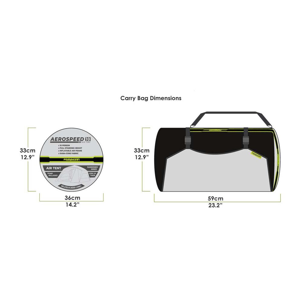  Zempire Aerospeed 10 Air Tent