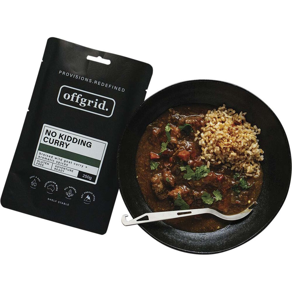  Offgrid No Kidding Curry Heat And Eat Meal 250g