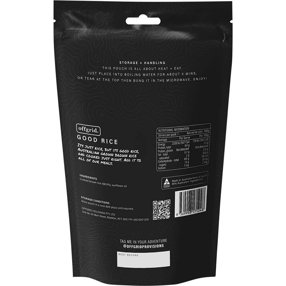  Offgrid Good Rice Heat And Eat Meal 300g