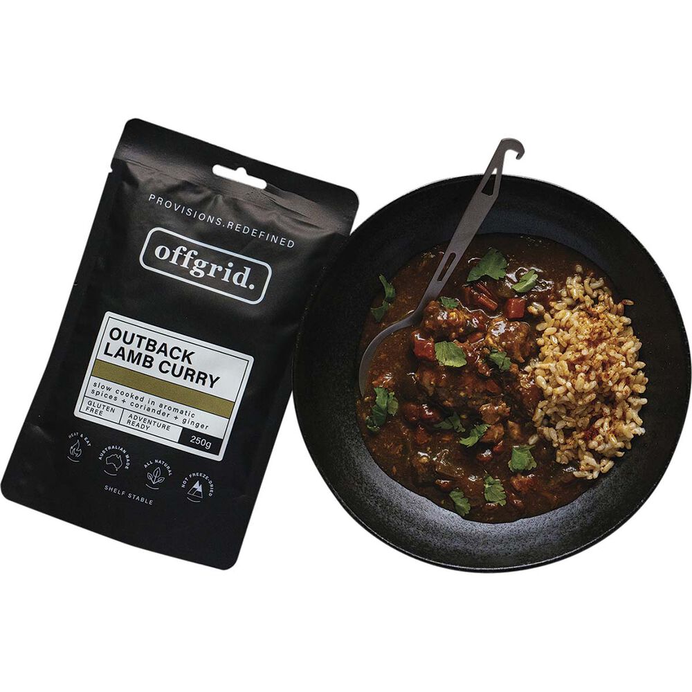  Offgrid Outback Lamb Curry Heat And Eat Meal 250g