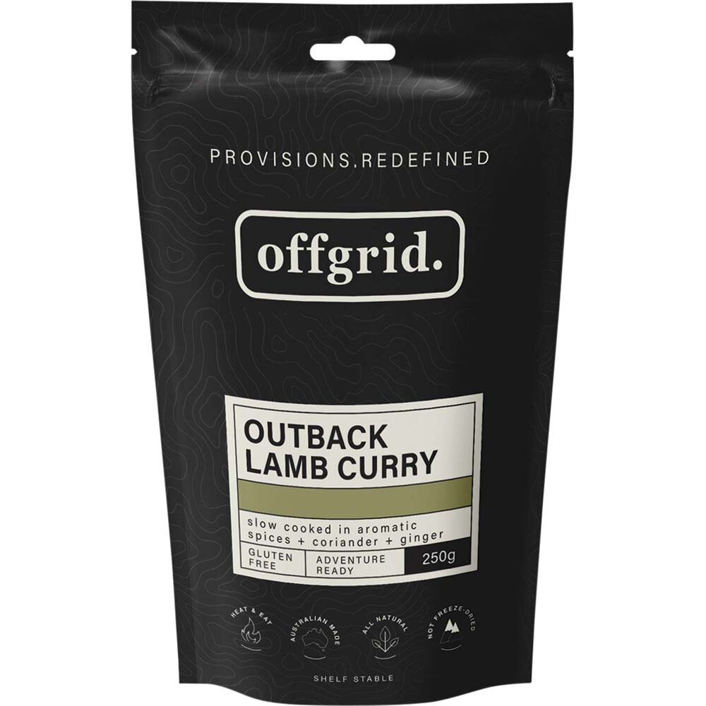  Offgrid Outback Lamb Curry Heat And Eat Meal 250g