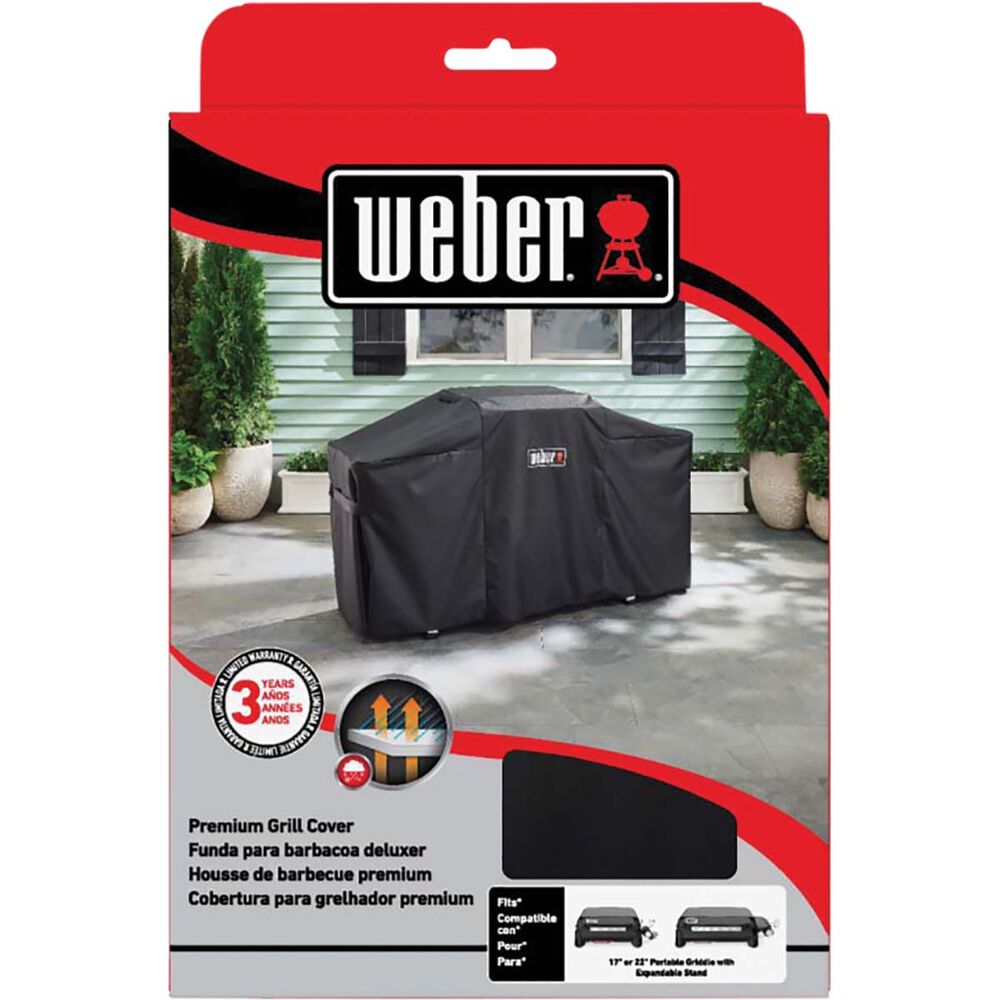  Weber Slate 17” Premium Griddle And Stand Cover