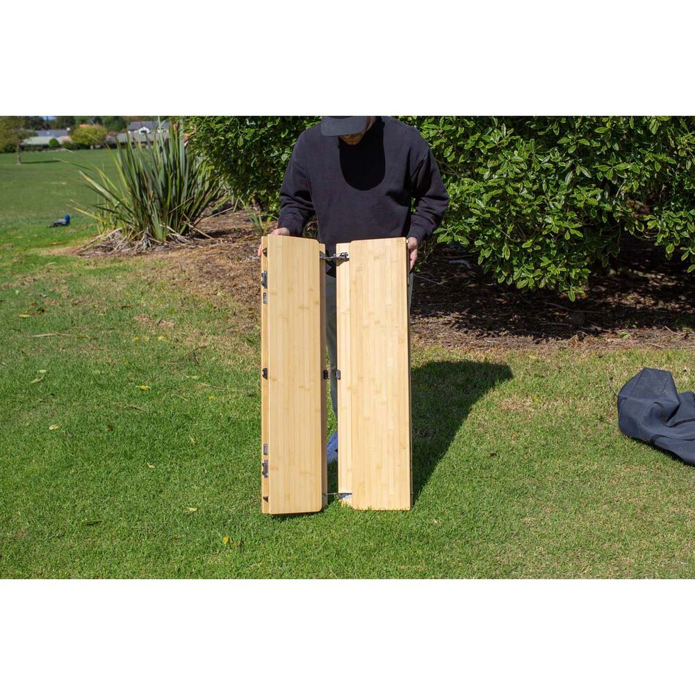  Zempire Kitpac Pro Extra Large Bamboo Camping Table
