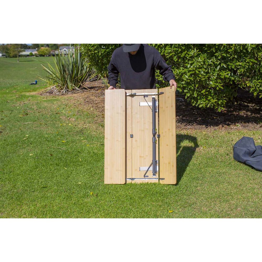 Zempire Kitpac Pro Extra Large Bamboo Camping Table
