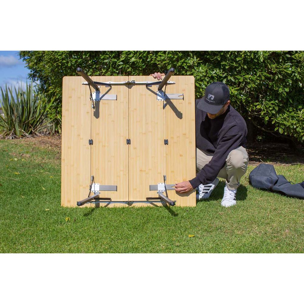  Zempire Kitpac Pro Extra Large Bamboo Camping Table