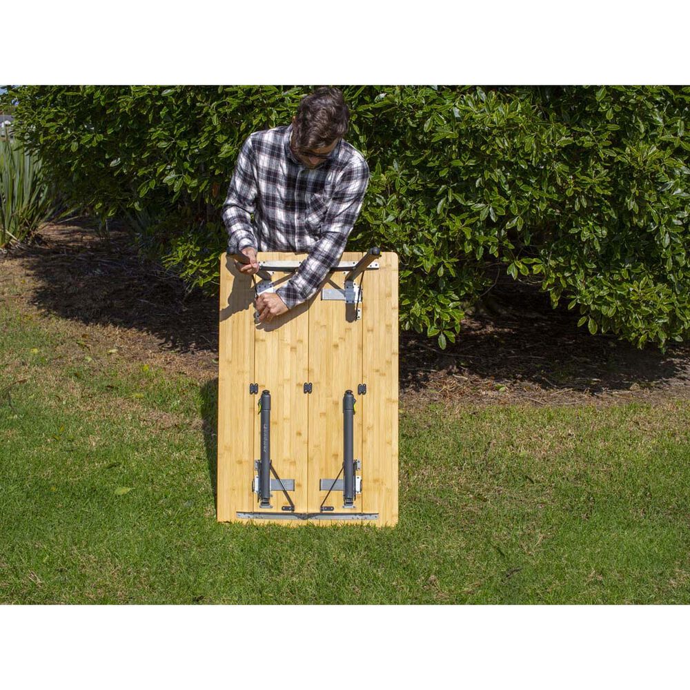  Zempire Kitpac Pro Large Bamboo Camping Table