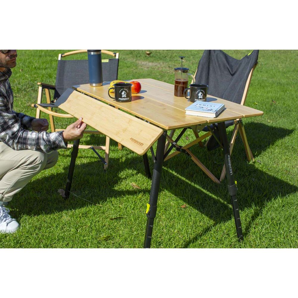  Zempire Kitpac Pro Large Bamboo Camping Table