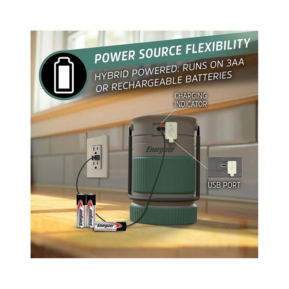  Energizer Solar Hybrid Lantern 500 Lumen