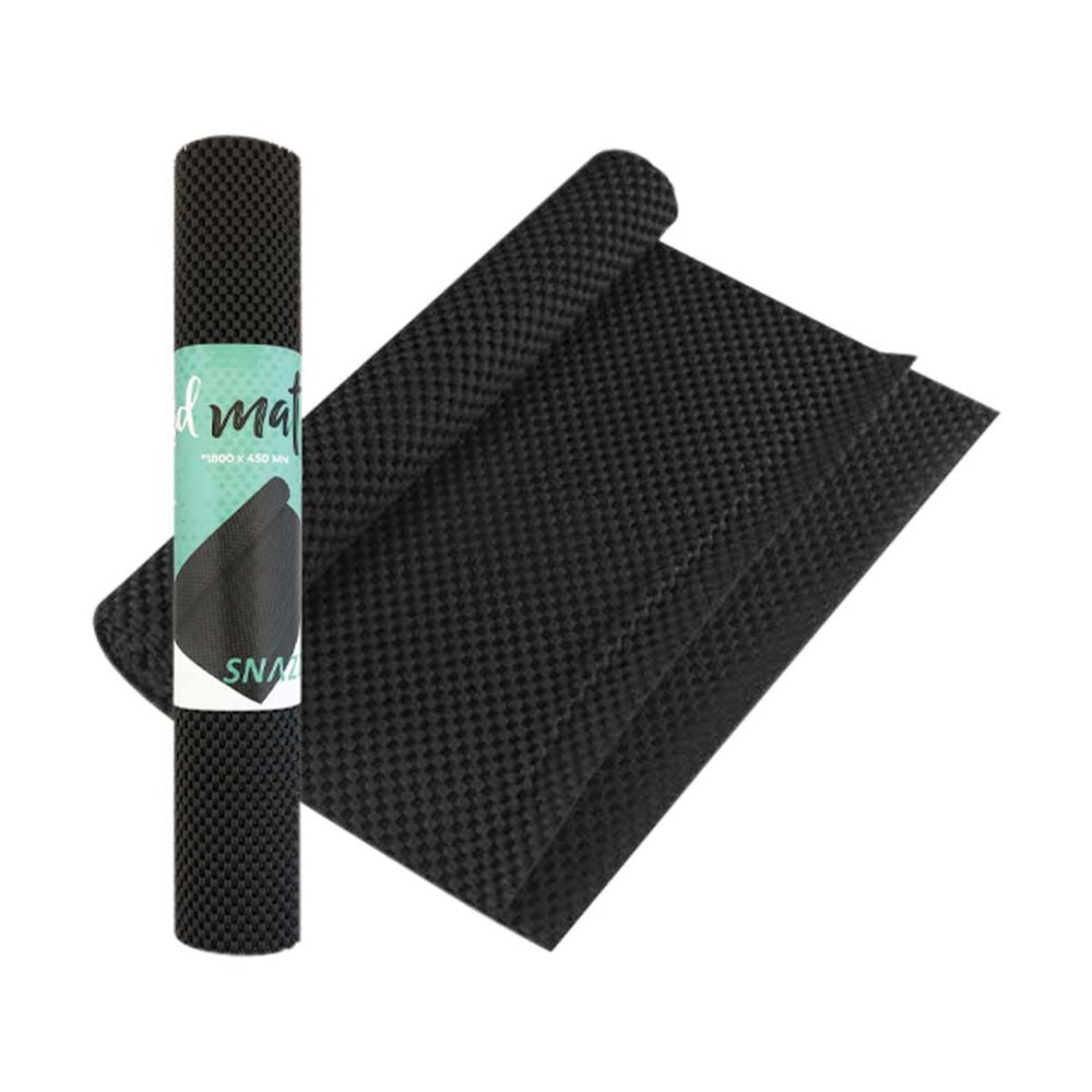  Seymours Snazzle Grip Mat 450 X 1800mm Black Black