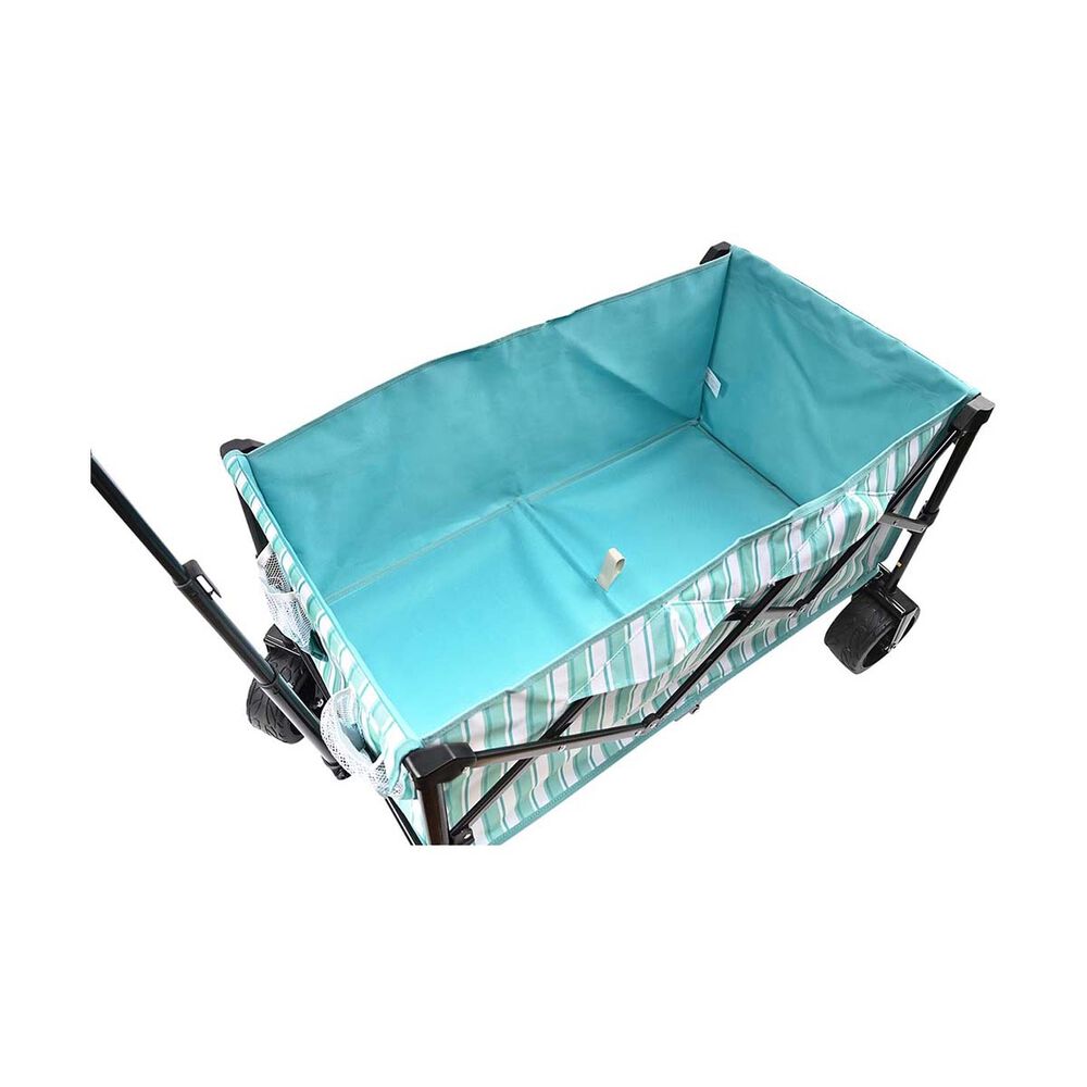  Wanderer Flat Fold Beach Cart 100kg Ocean Green