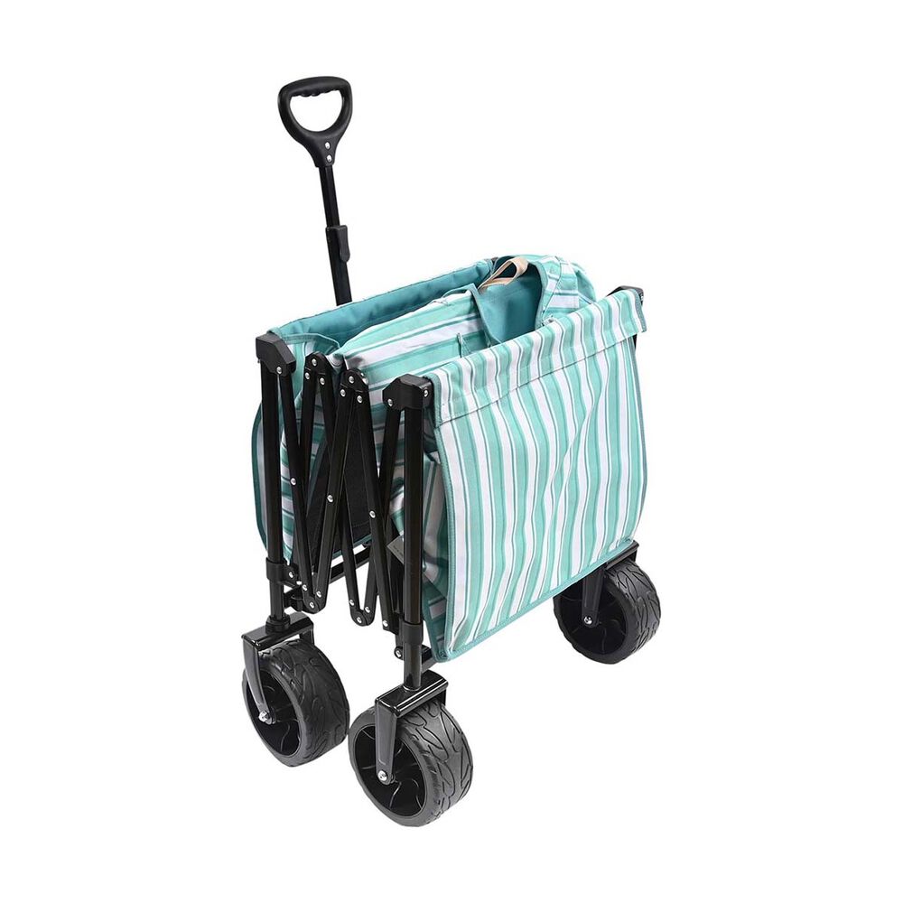  Wanderer Flat Fold Beach Cart 100kg Ocean Green