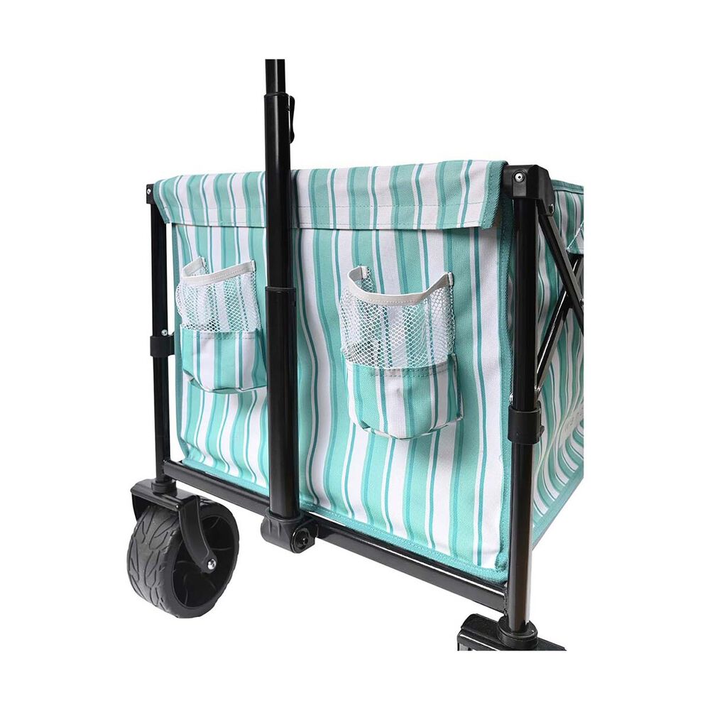  Wanderer Flat Fold Beach Cart 100kg Ocean Green