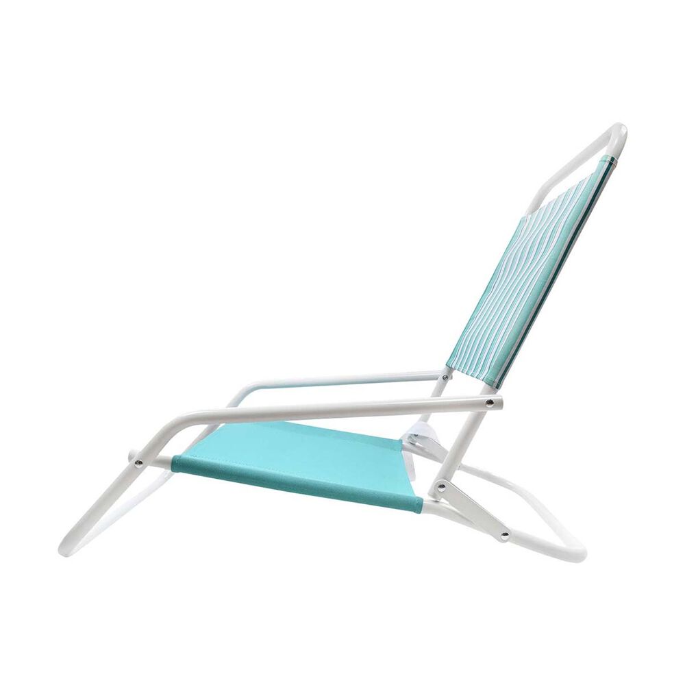  Wanderer Flat Fold Beach Chair Ocean Green 100kg