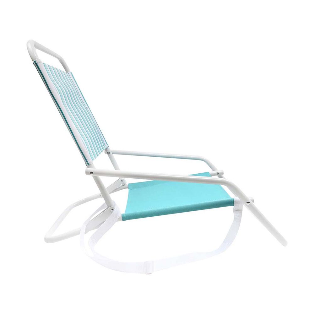  Wanderer Flat Fold Beach Chair Ocean Green 100kg