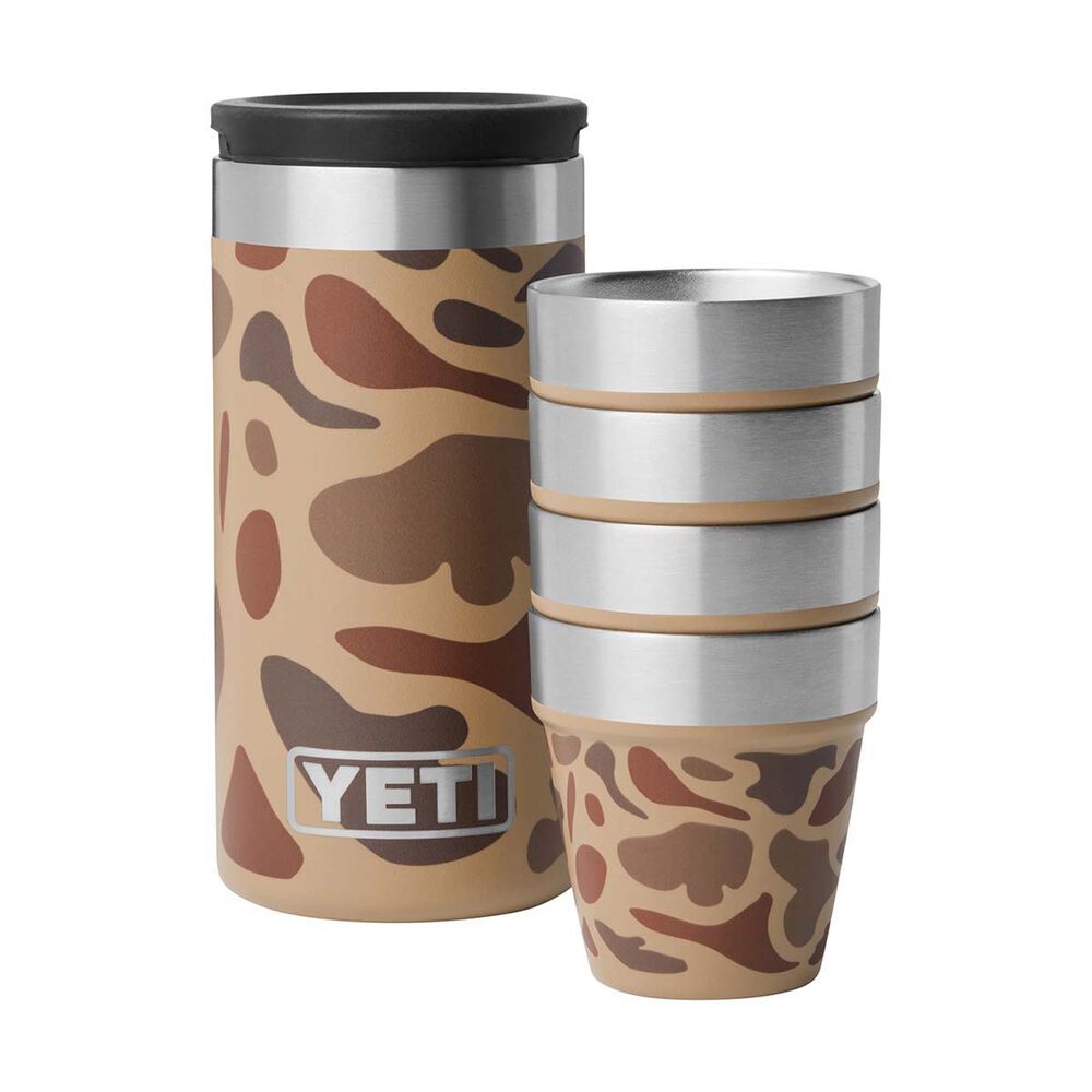  YETI® Rambler® Shot Glasses With Carry Case Wetlands Camo Wetlands Camo